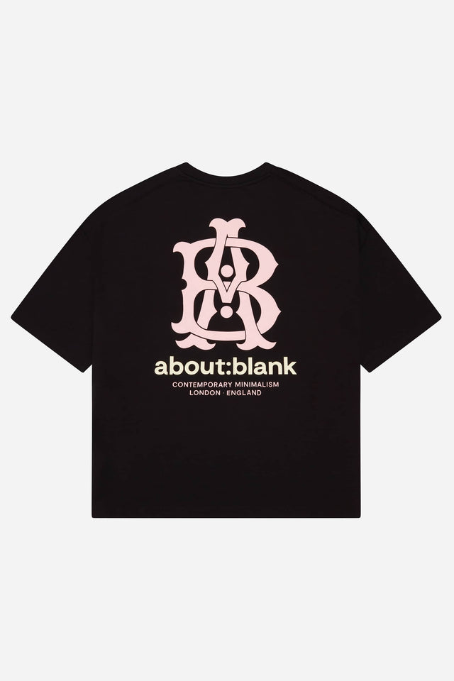 insignia t-shirt black/pink/ecru