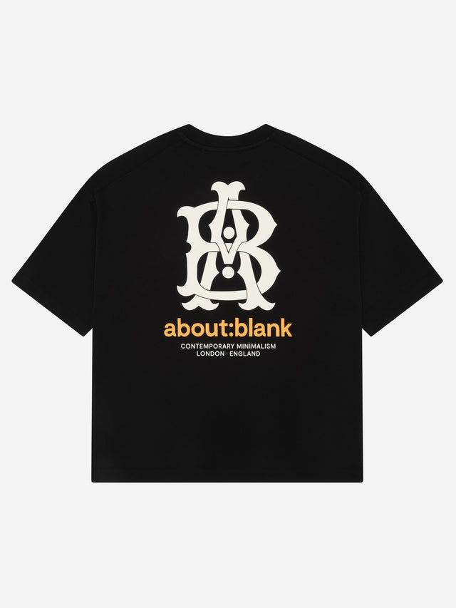 insignia t-shirt black/ecru/orange