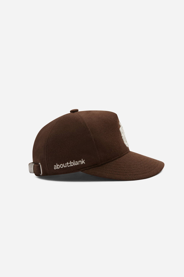 monogram cap brown/ecru