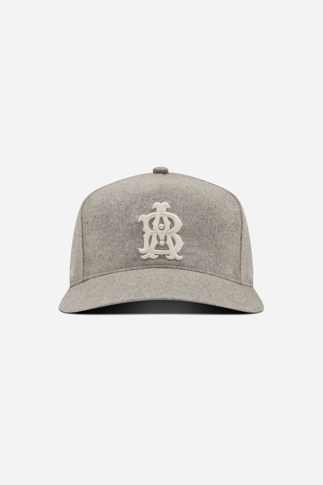 monogram cap grey/ecru