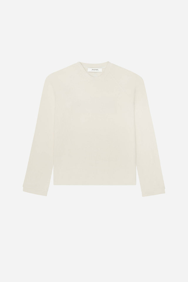 long sleeve waffle oat