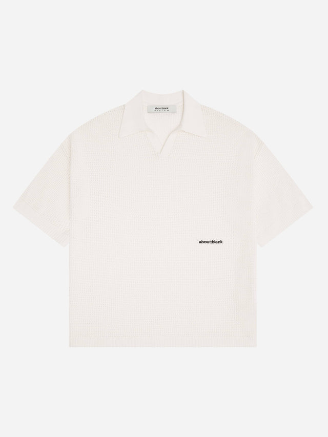 resort knit polo oat