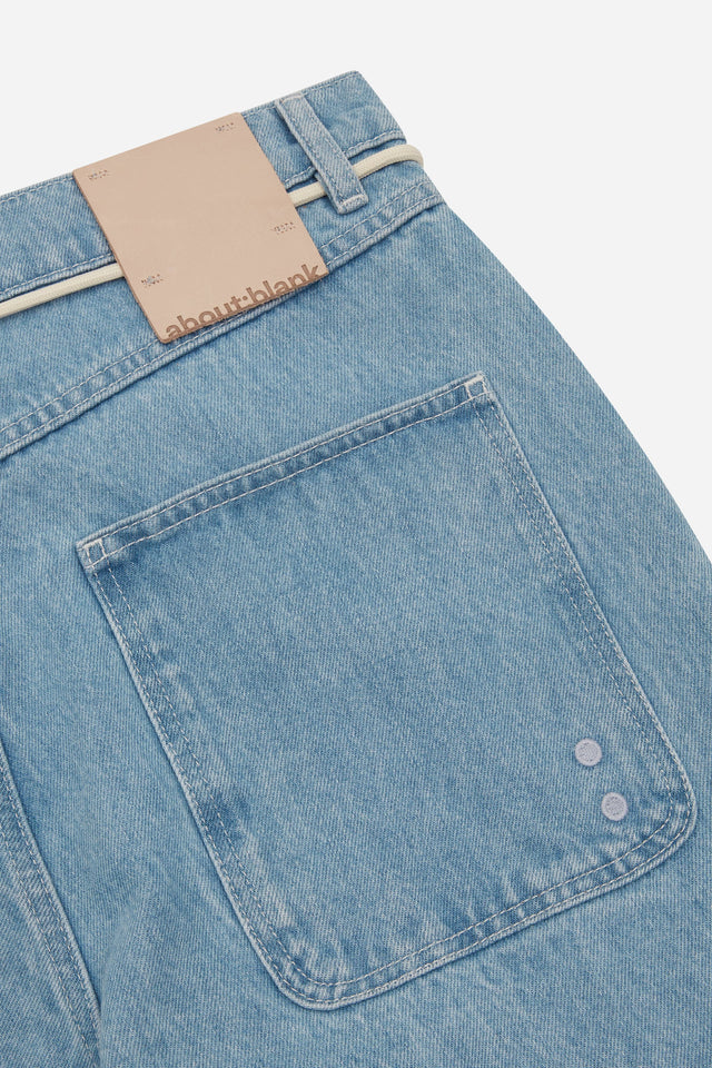 relaxed denim light wash