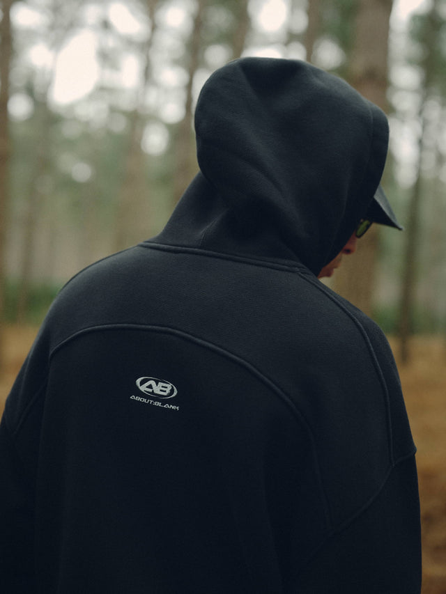 arc hoodie washed black