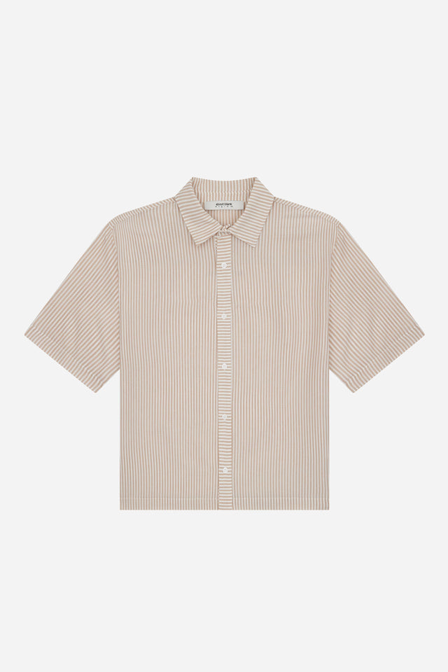 vacation shirt brown/white