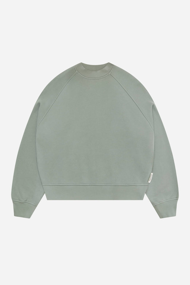 washed raglan sweat sage