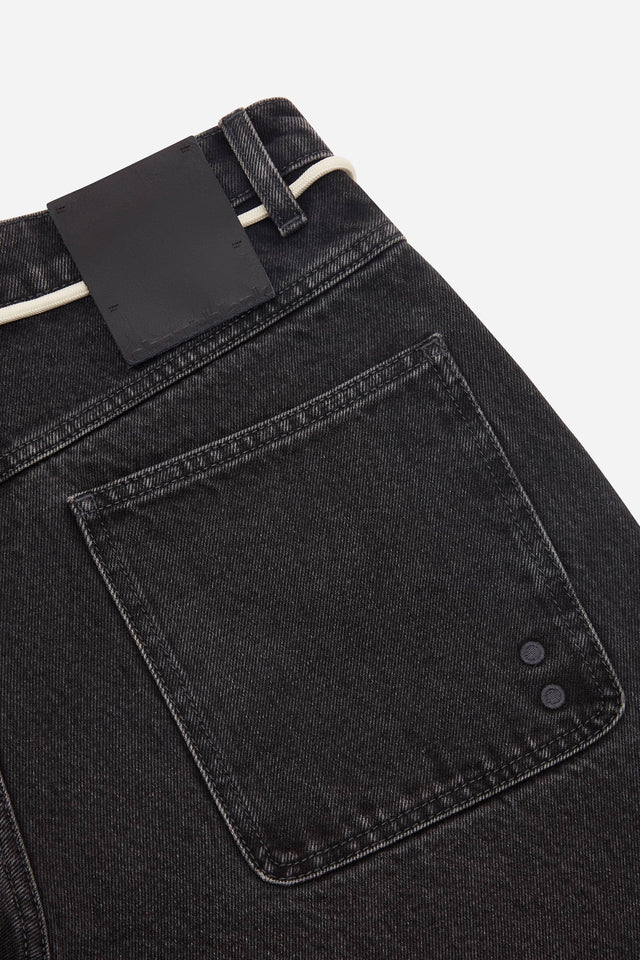 wide leg denim jean vintage black