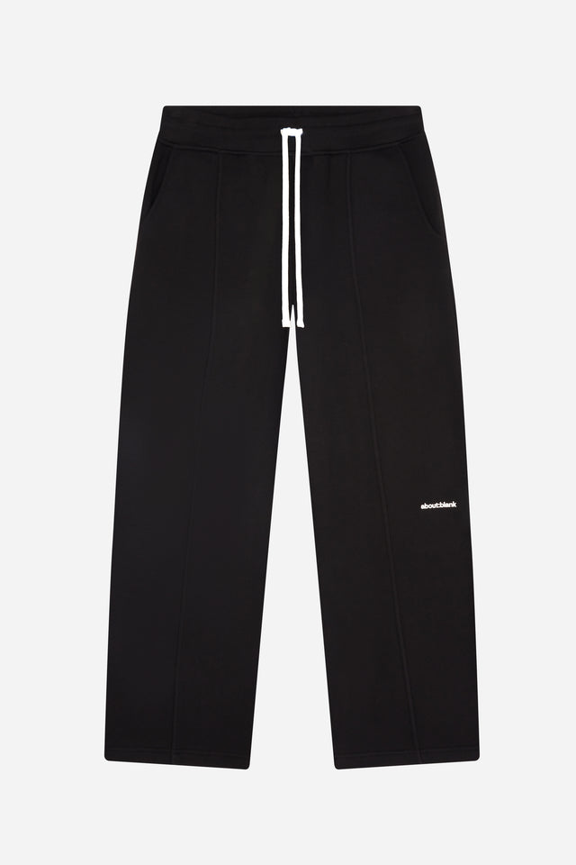 pleated sweatpant black/ecru