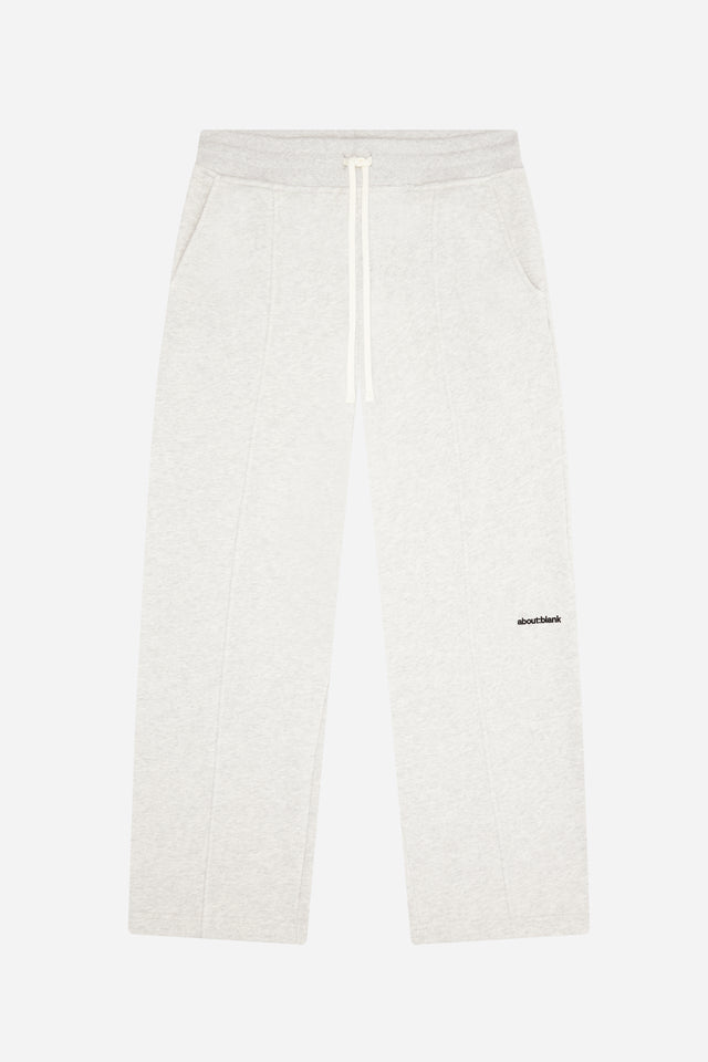 pleated sweatpant grey marl/black