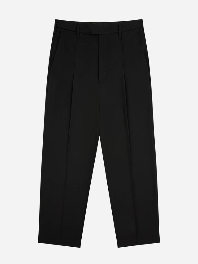 tailored wide leg trouser black