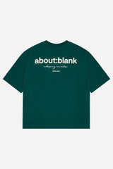 box t-shirt epsom green/ecru