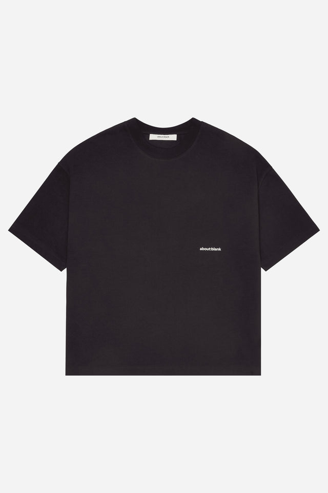 box t-shirt black/ecru