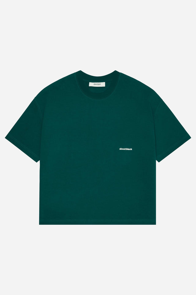 box t-shirt epsom green/ecru