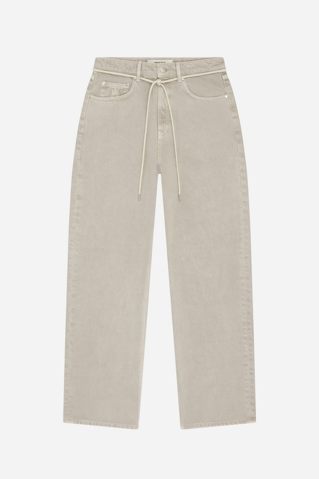 relaxed denim jean grey