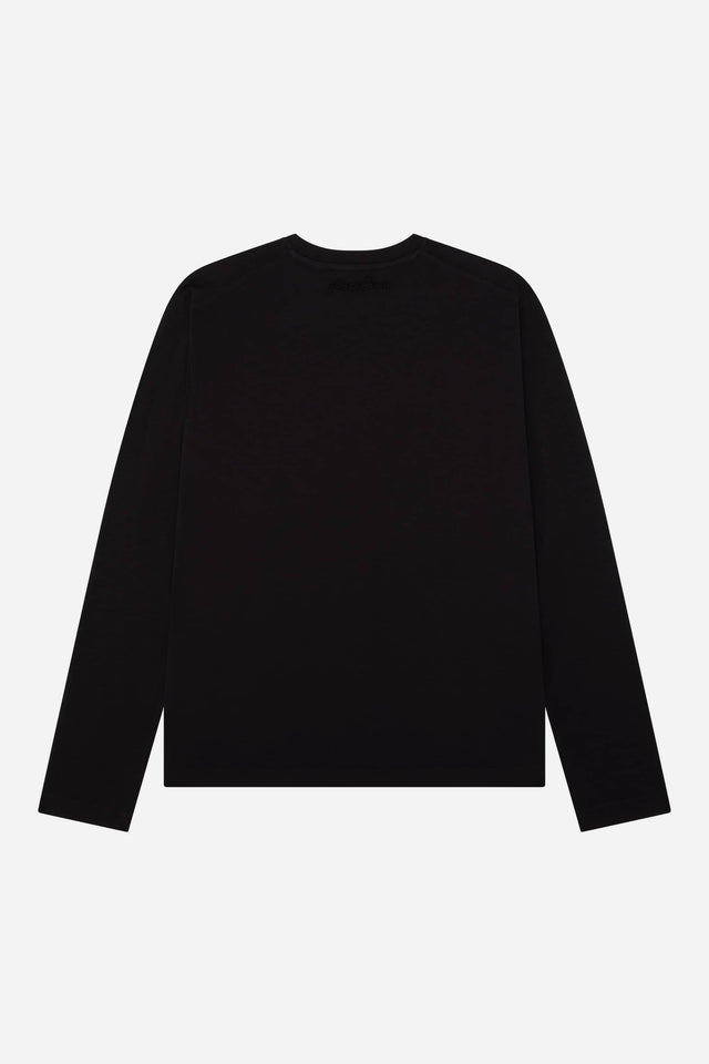 2 pack long sleeve t-shirt black