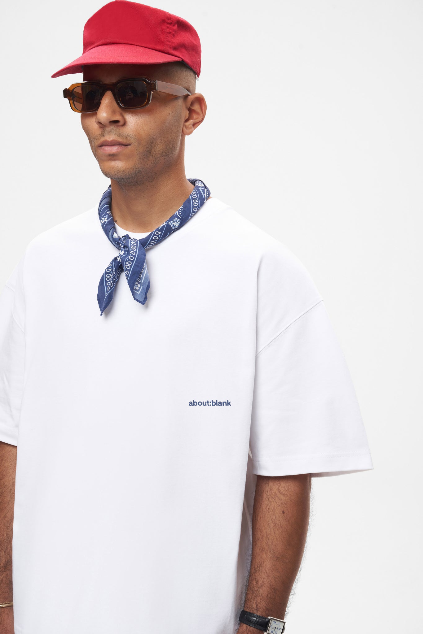 box t-shirt paris white/navy