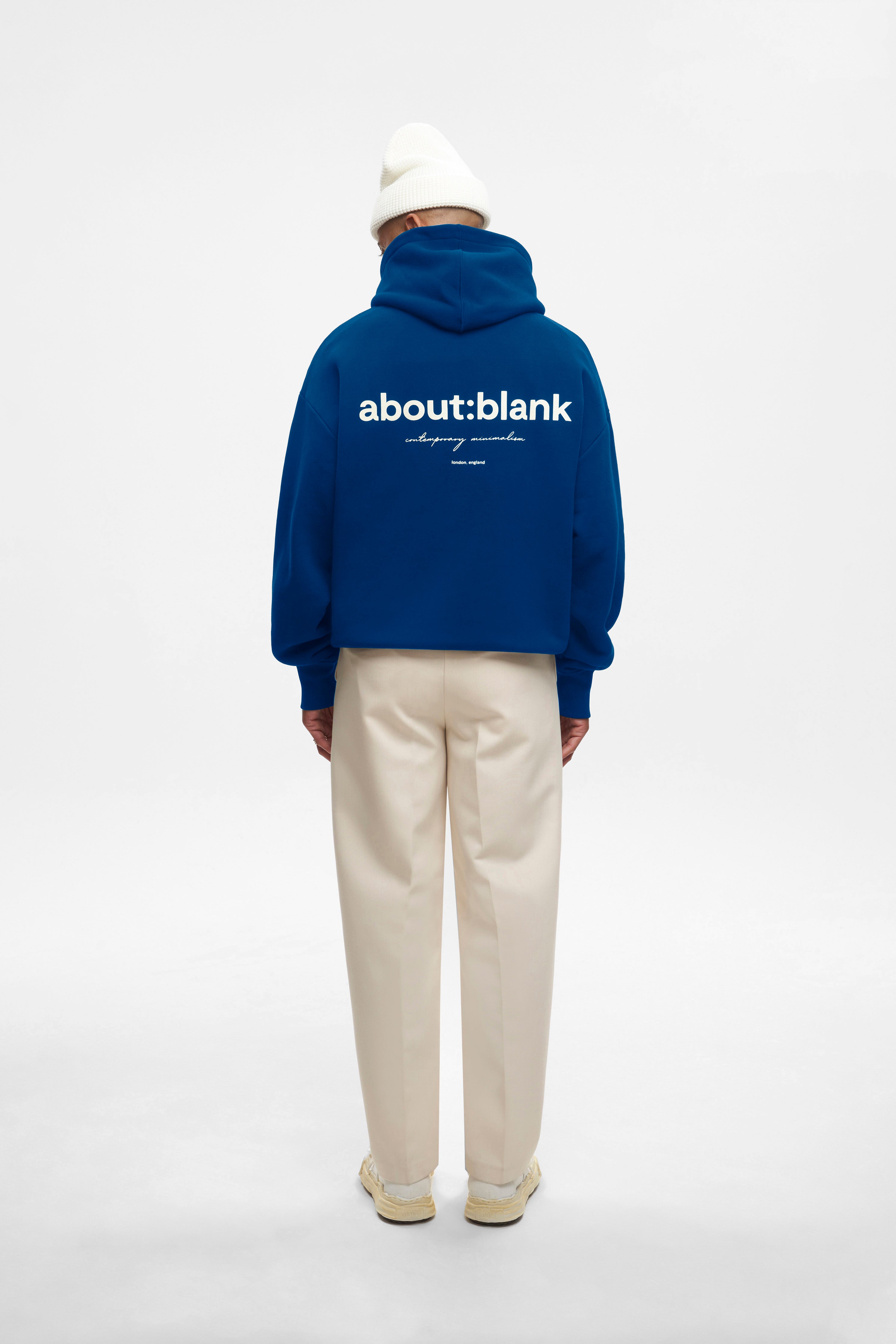 box hoodie estate blue