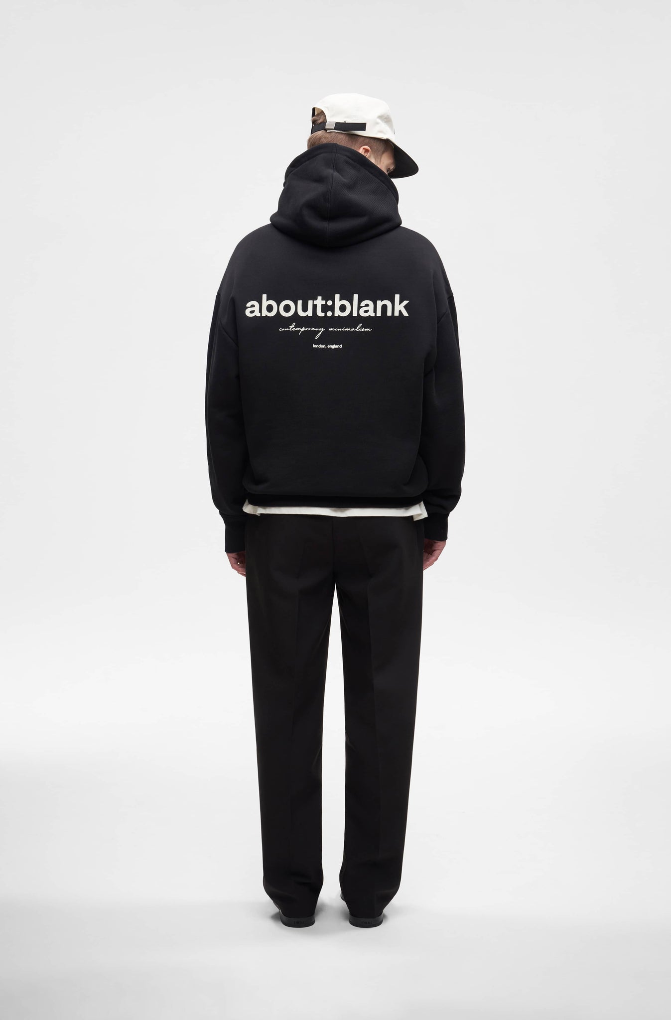 About blank Box Heavyweight Hoodie Black About blank box heavyweight hoodie black