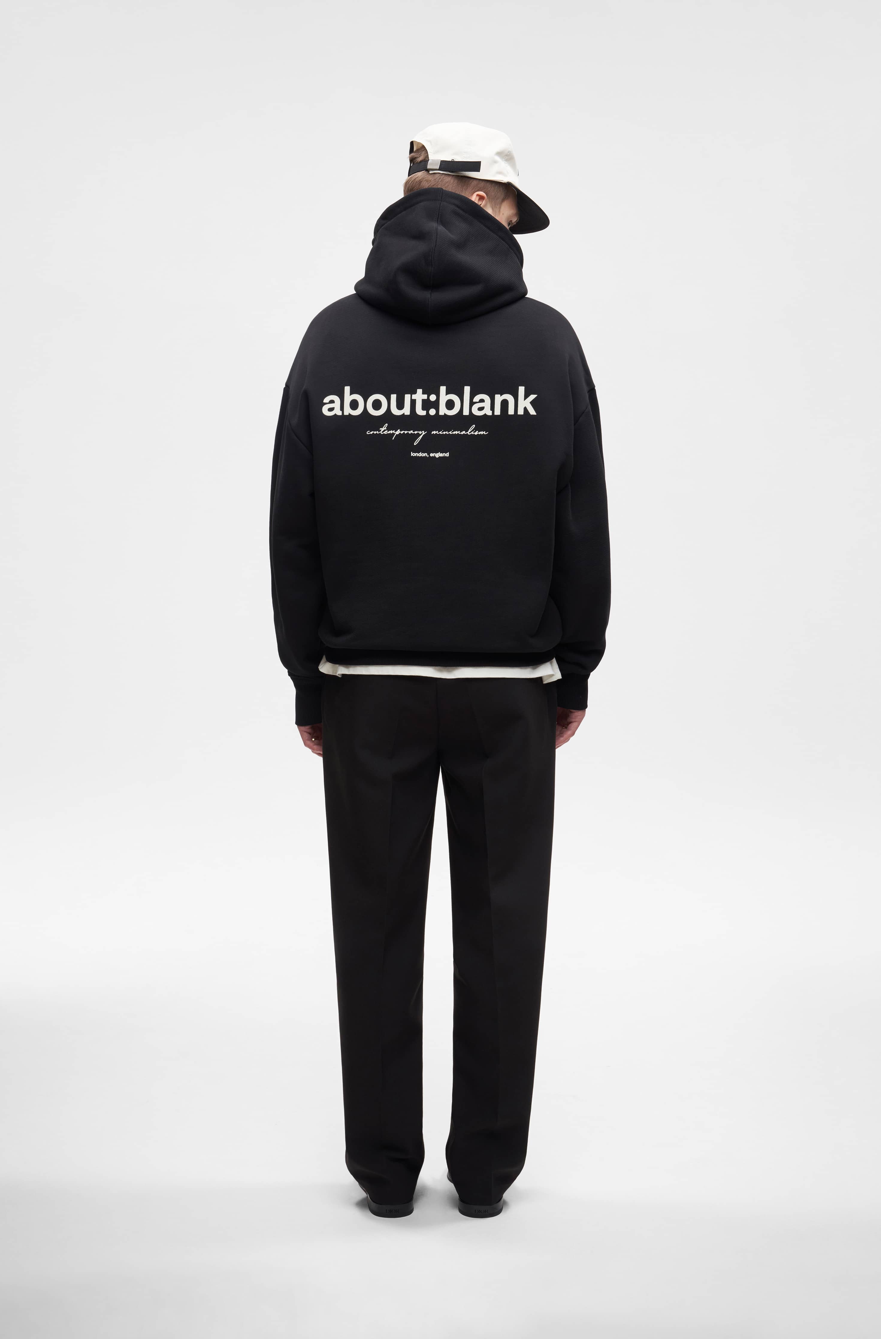 Blank hoodie black outlet