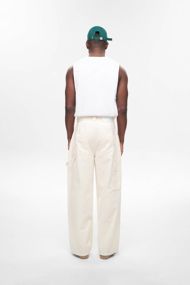 workwear balloon trousers ecru