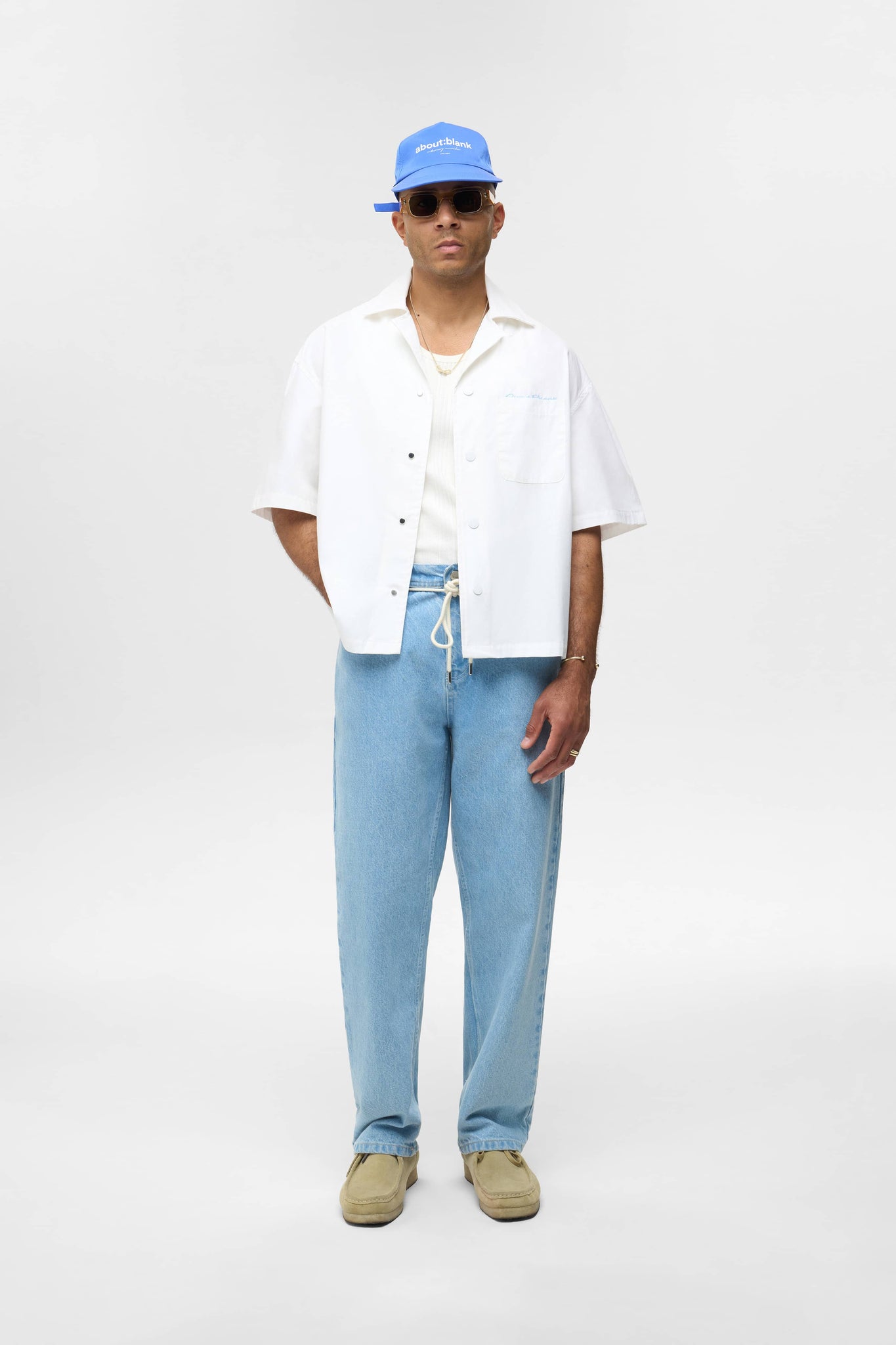 lago resort shirt white