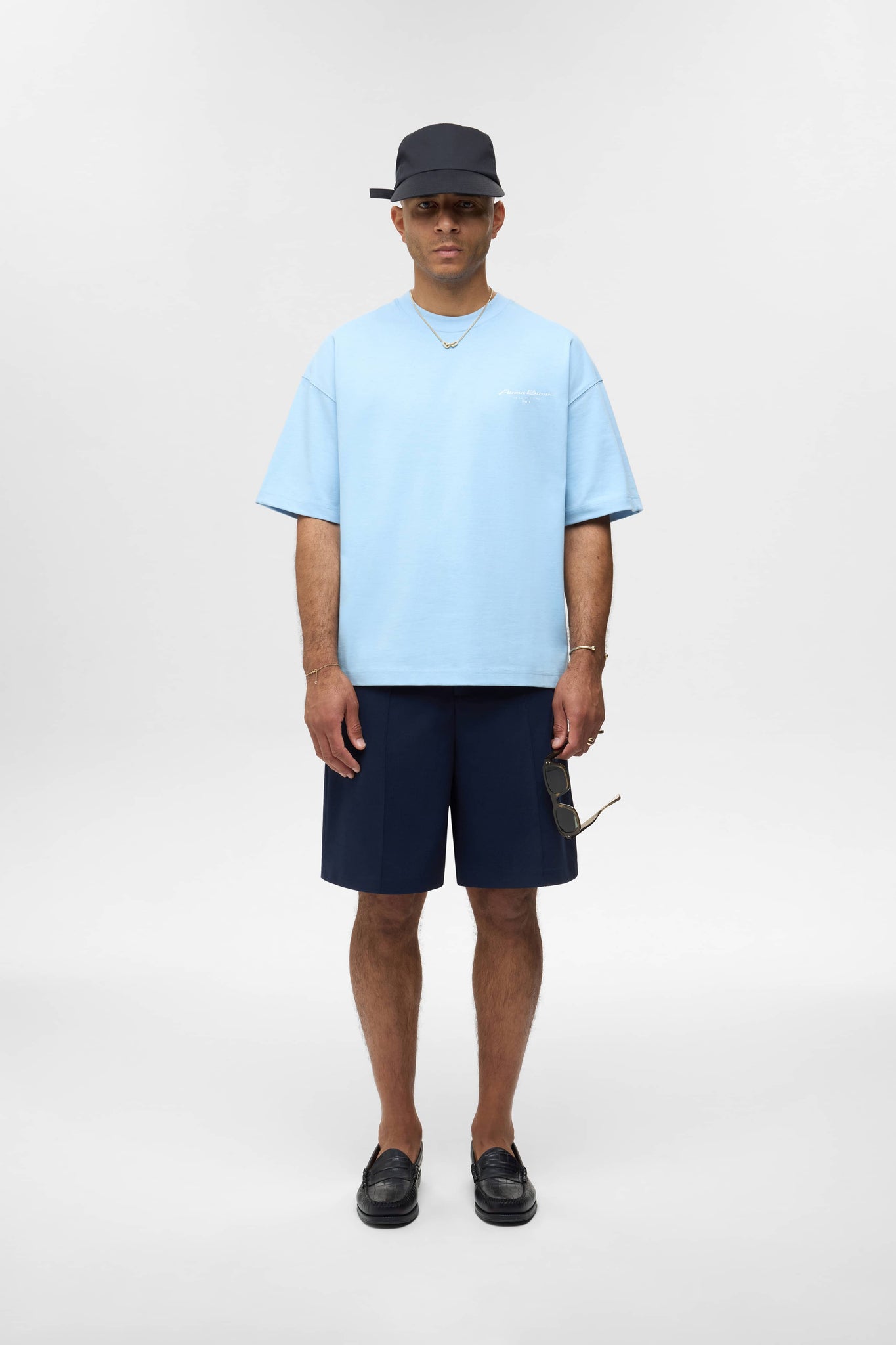 lago t-shirt sky blue/ecru