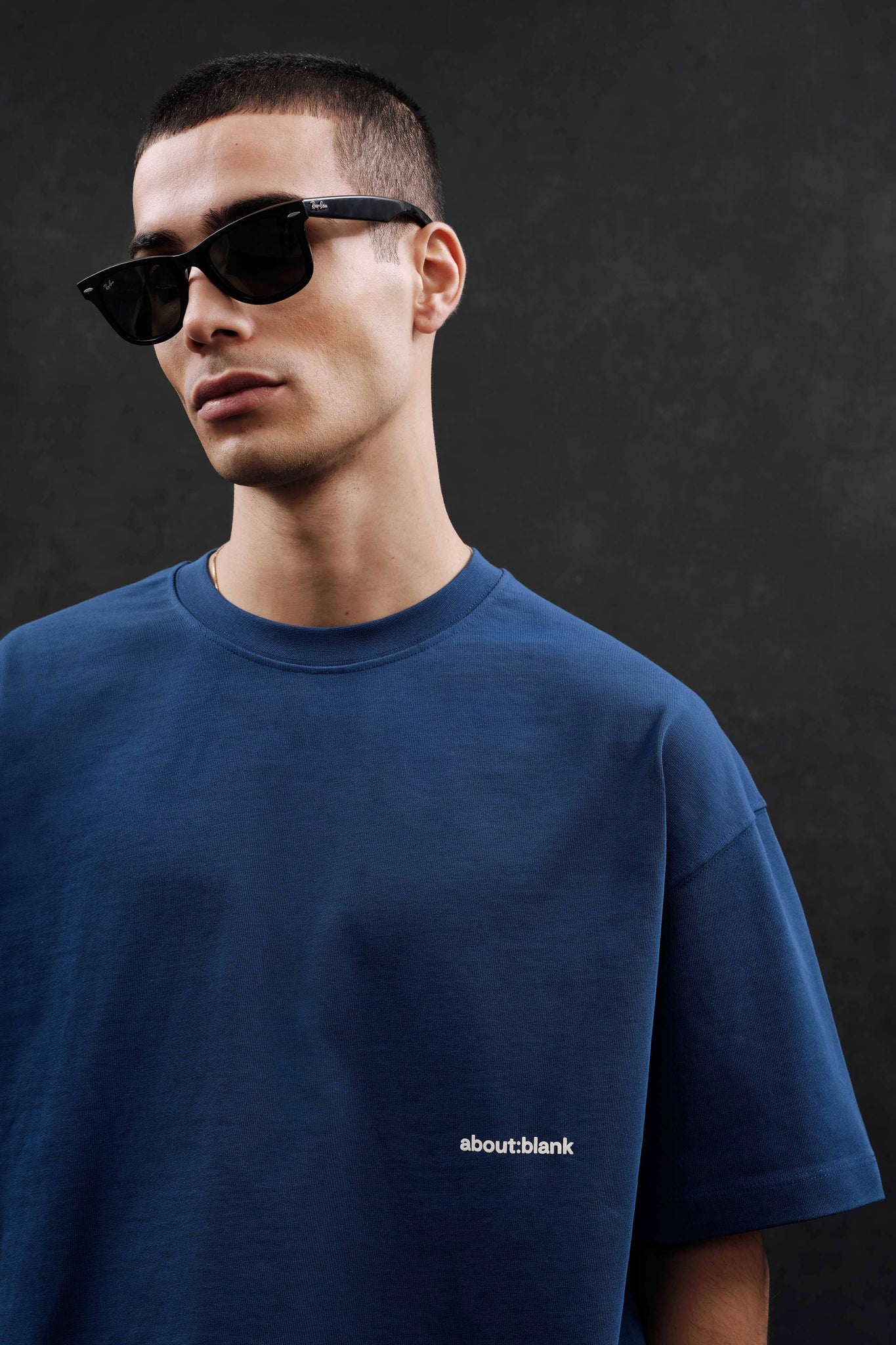 box t-shirt estate blue/white