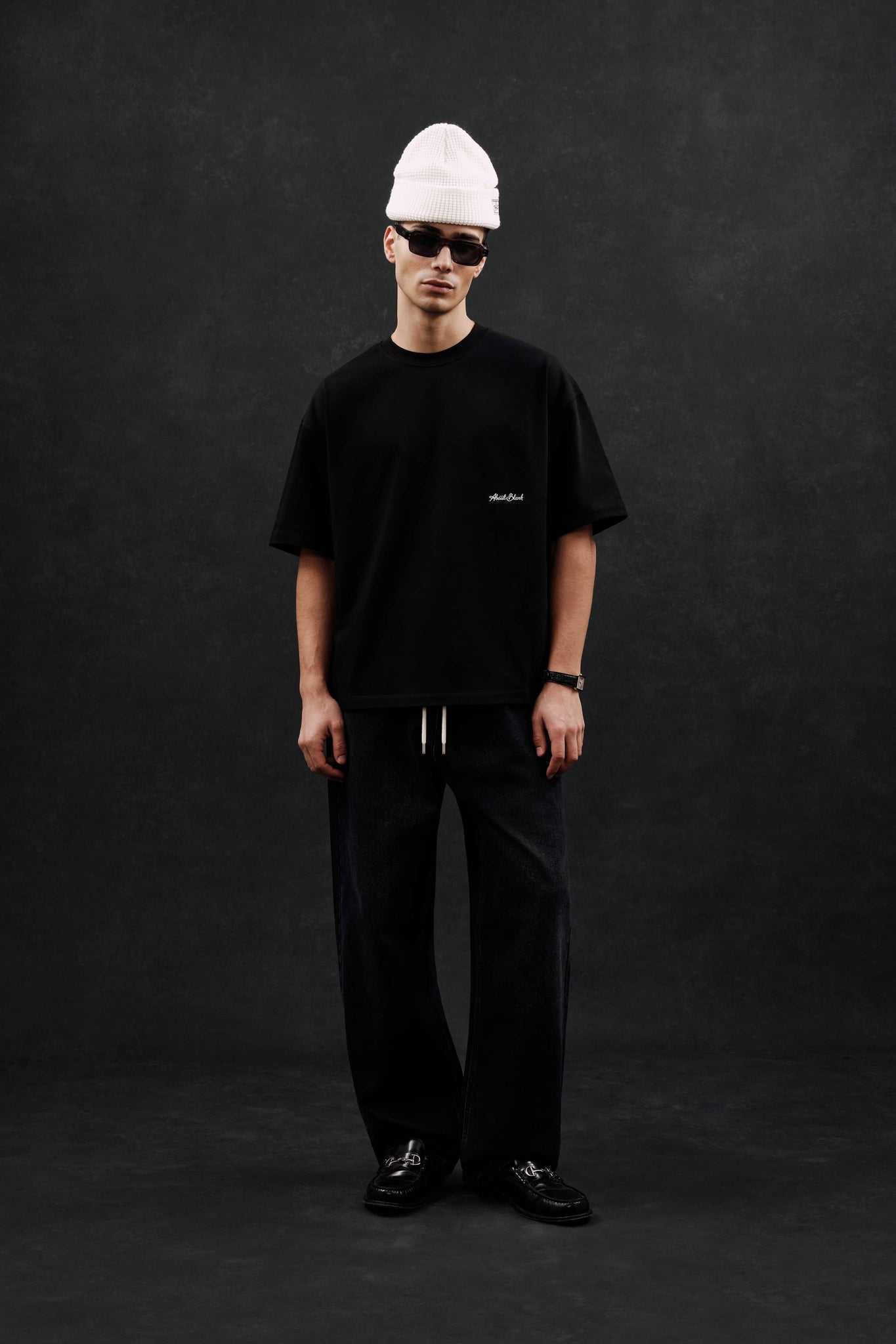 banner t-shirt black/ecru