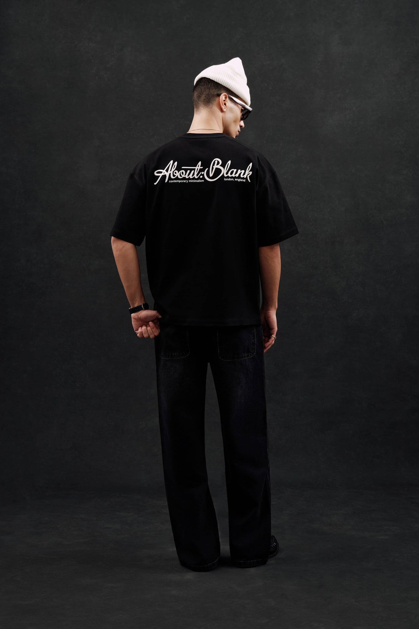 banner t-shirt black/ecru