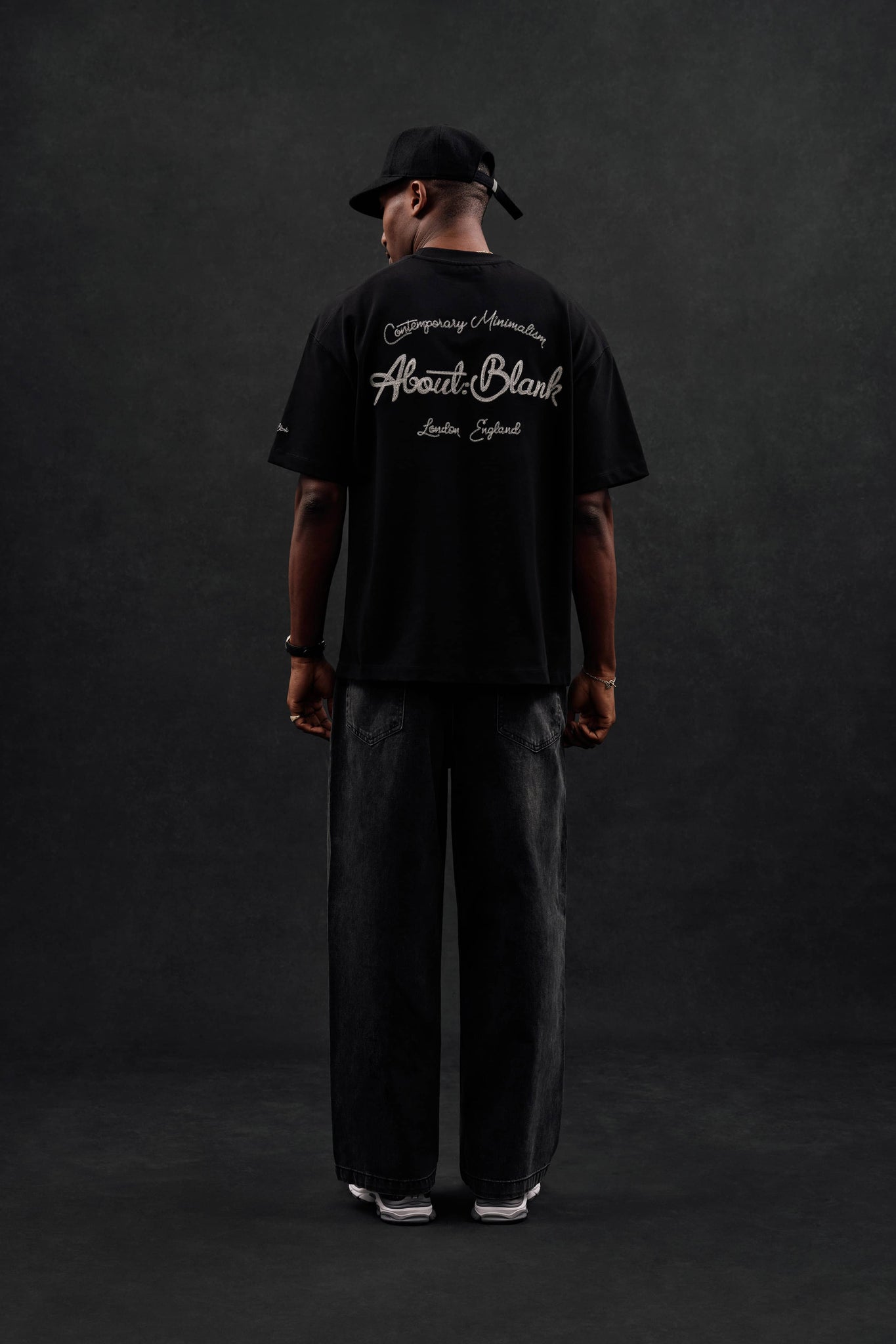 chainstitch t-shirt black/ecru