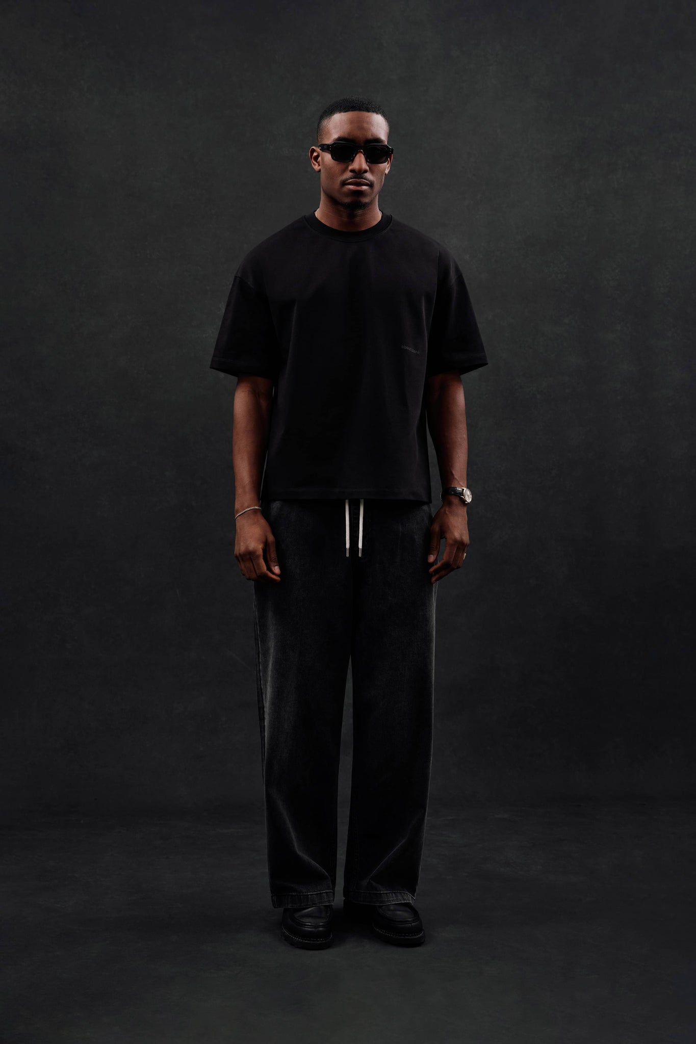 box t-shirt black/black