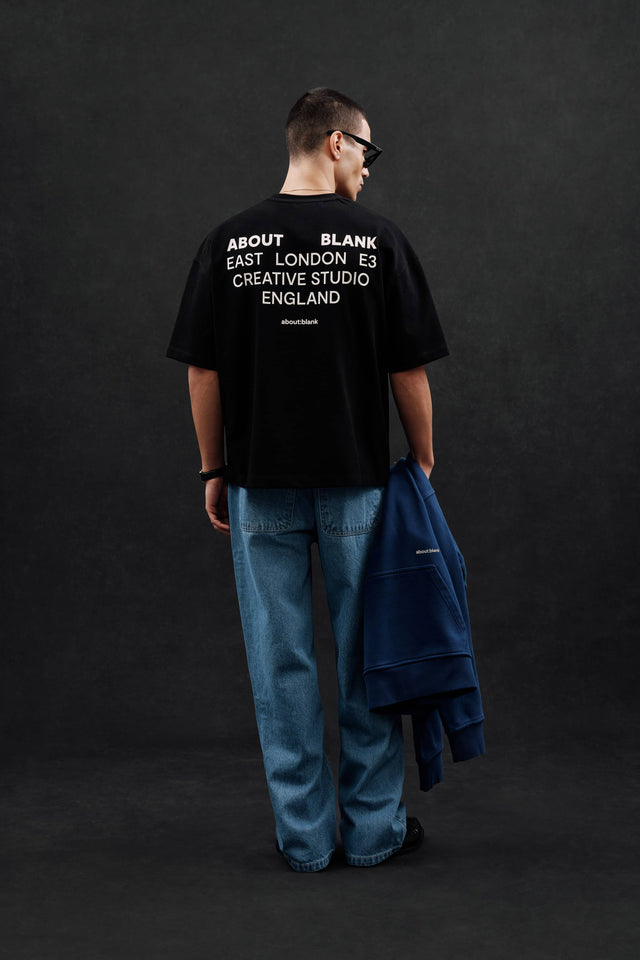 creative studio t-shirt black/white