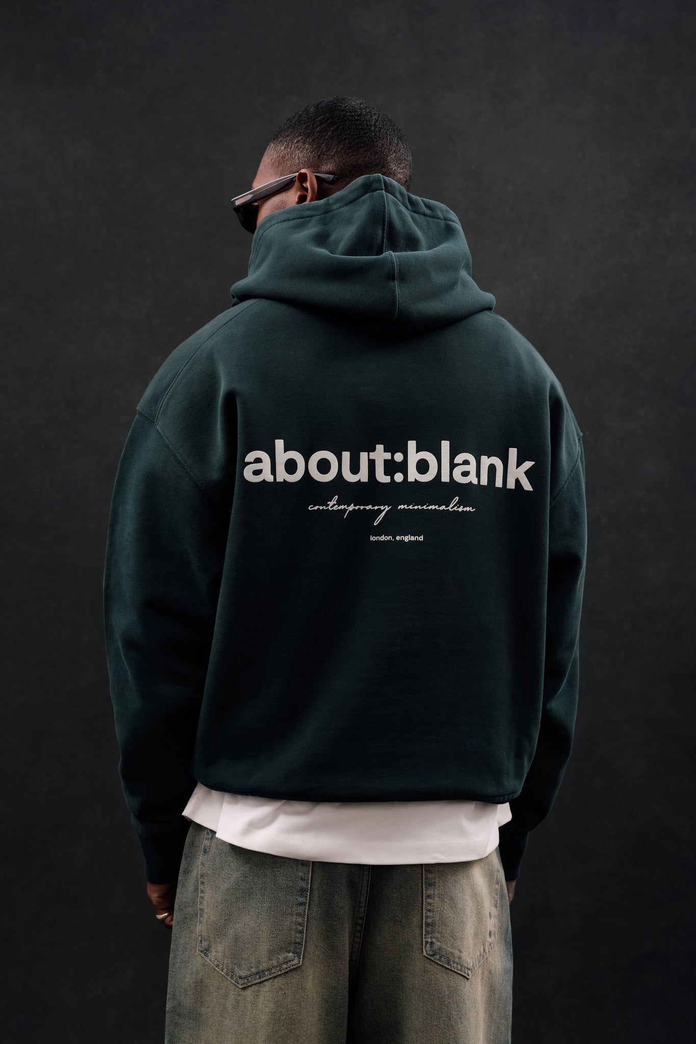 box hoodie epsom green