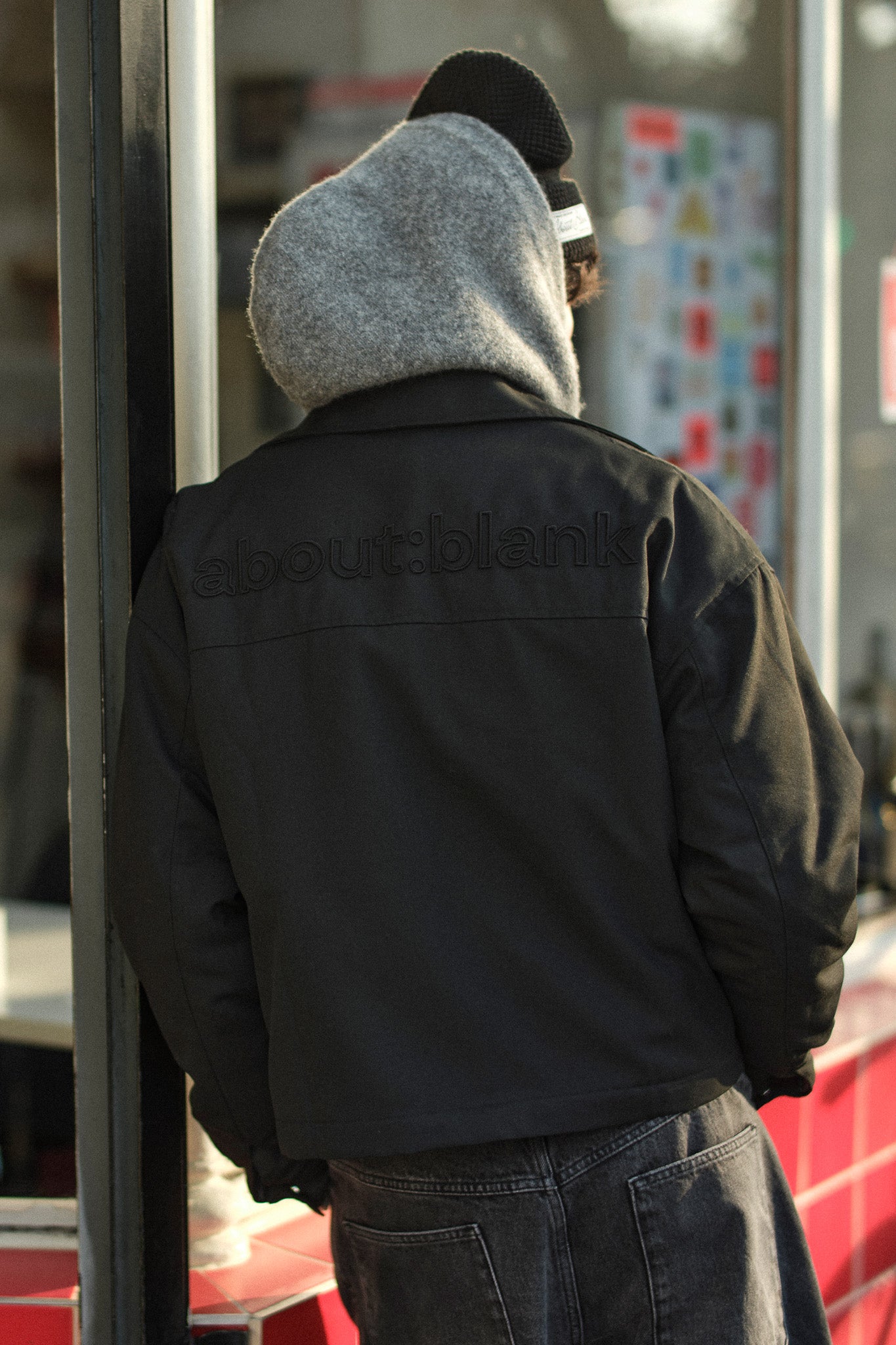 big pocket jacket black
