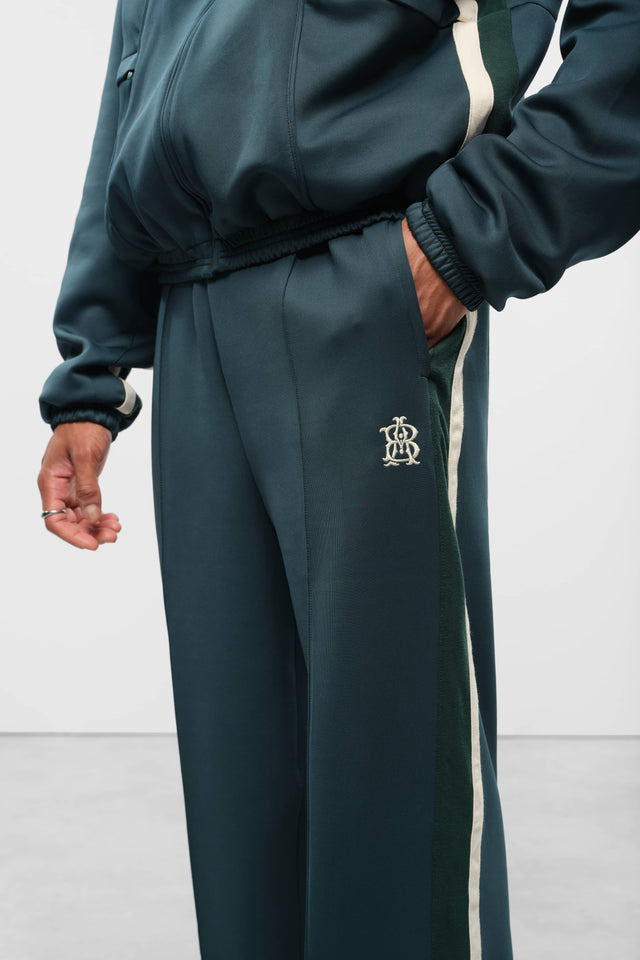 monogram trackpant epsom green/ecru