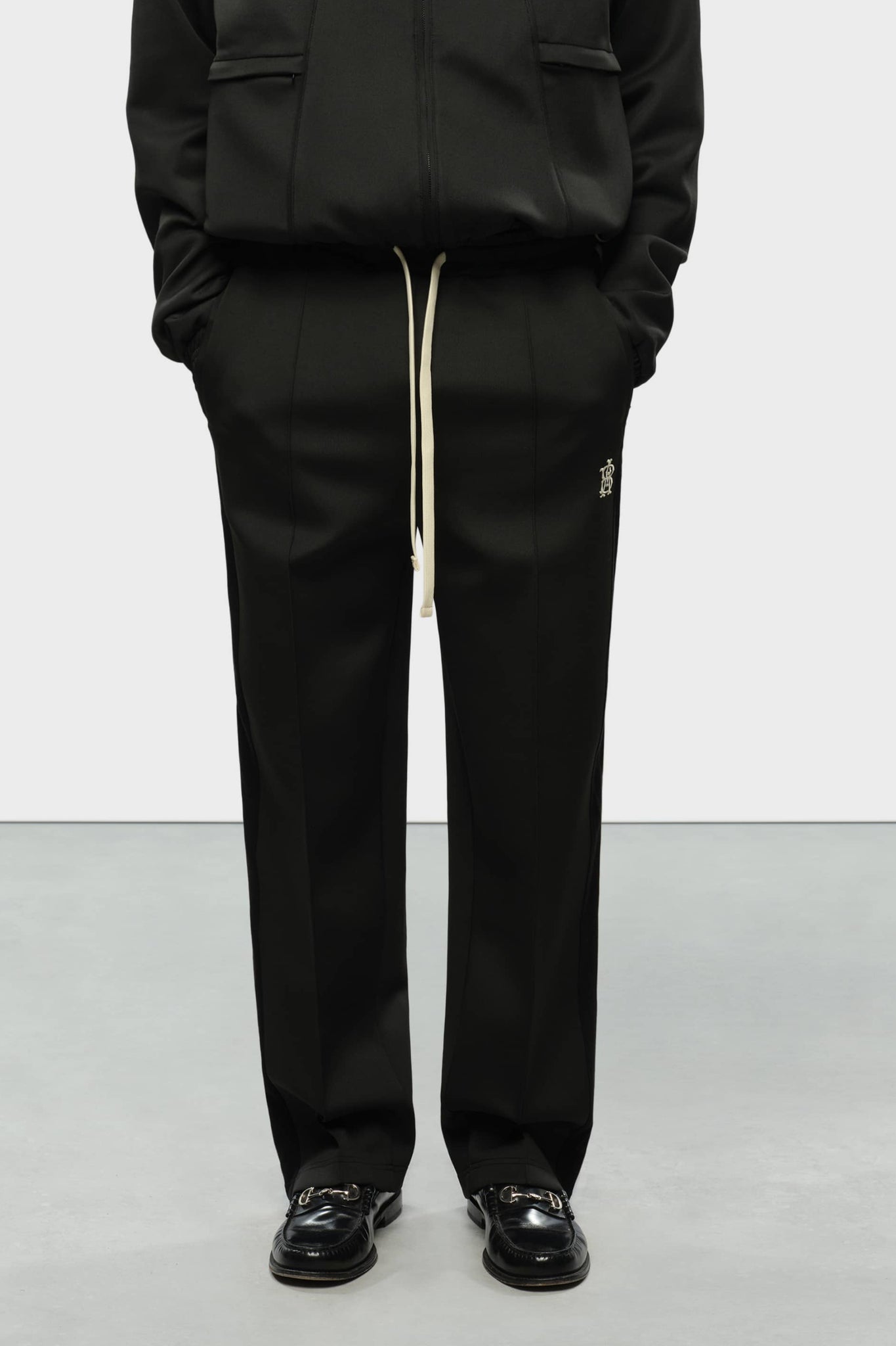 monogram trackpant black/ecru