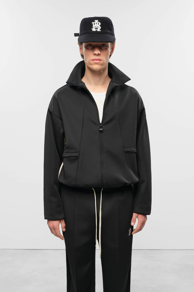 monogram track jacket black/ecru