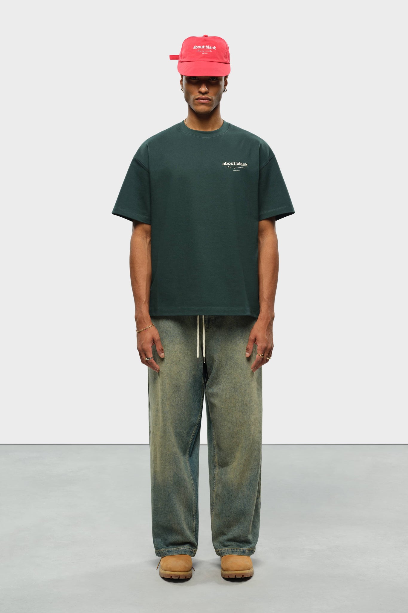 wide leg denim jean dirty wash