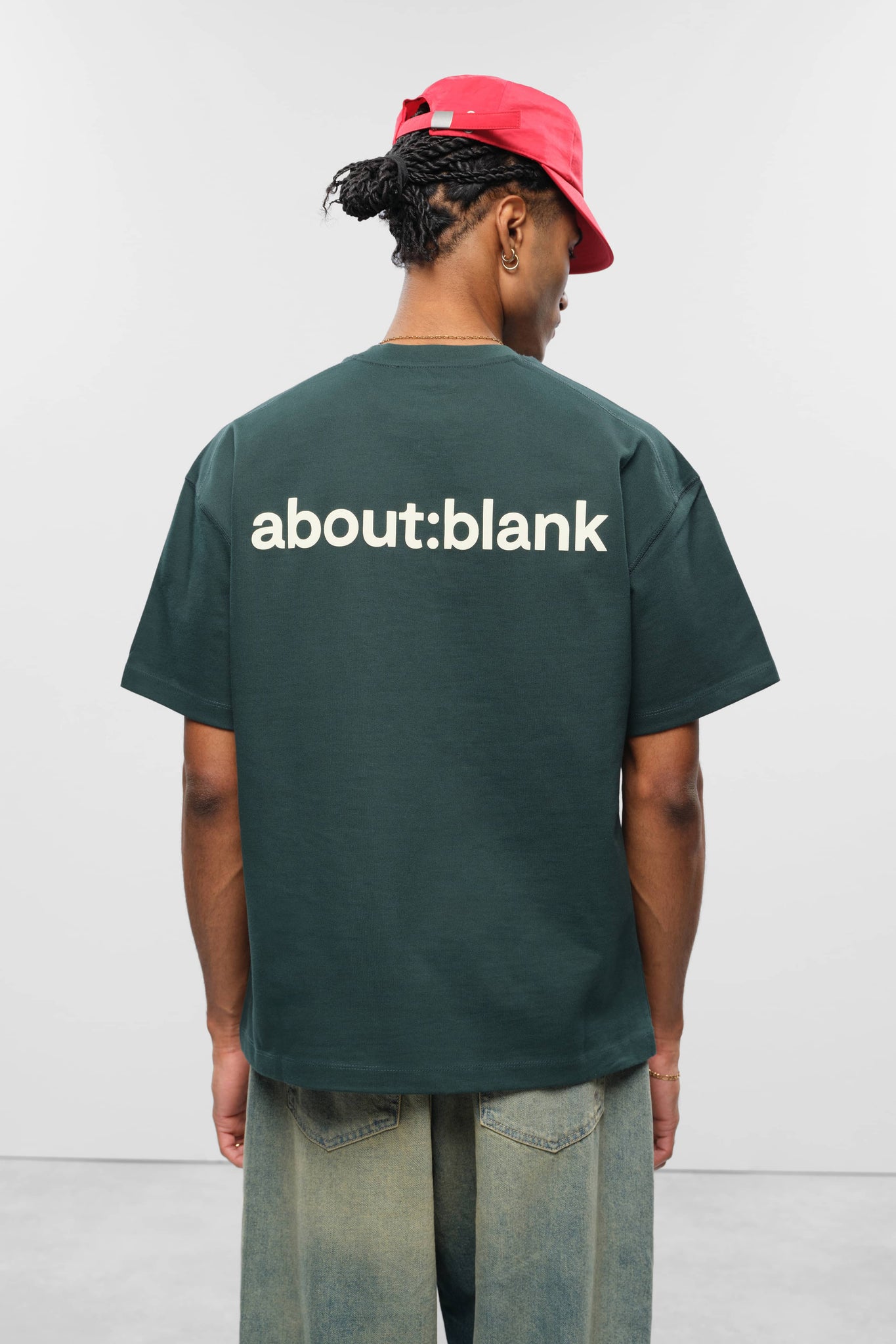 reverse t-shirt epsom green/ecru