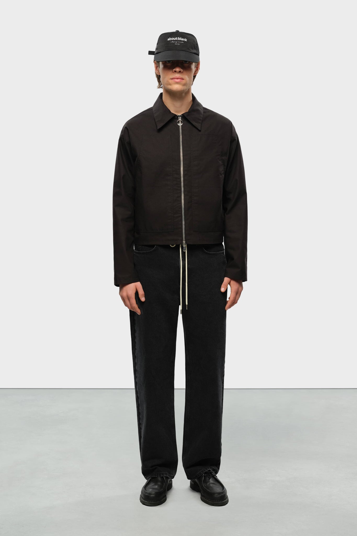 utility jacket black/black