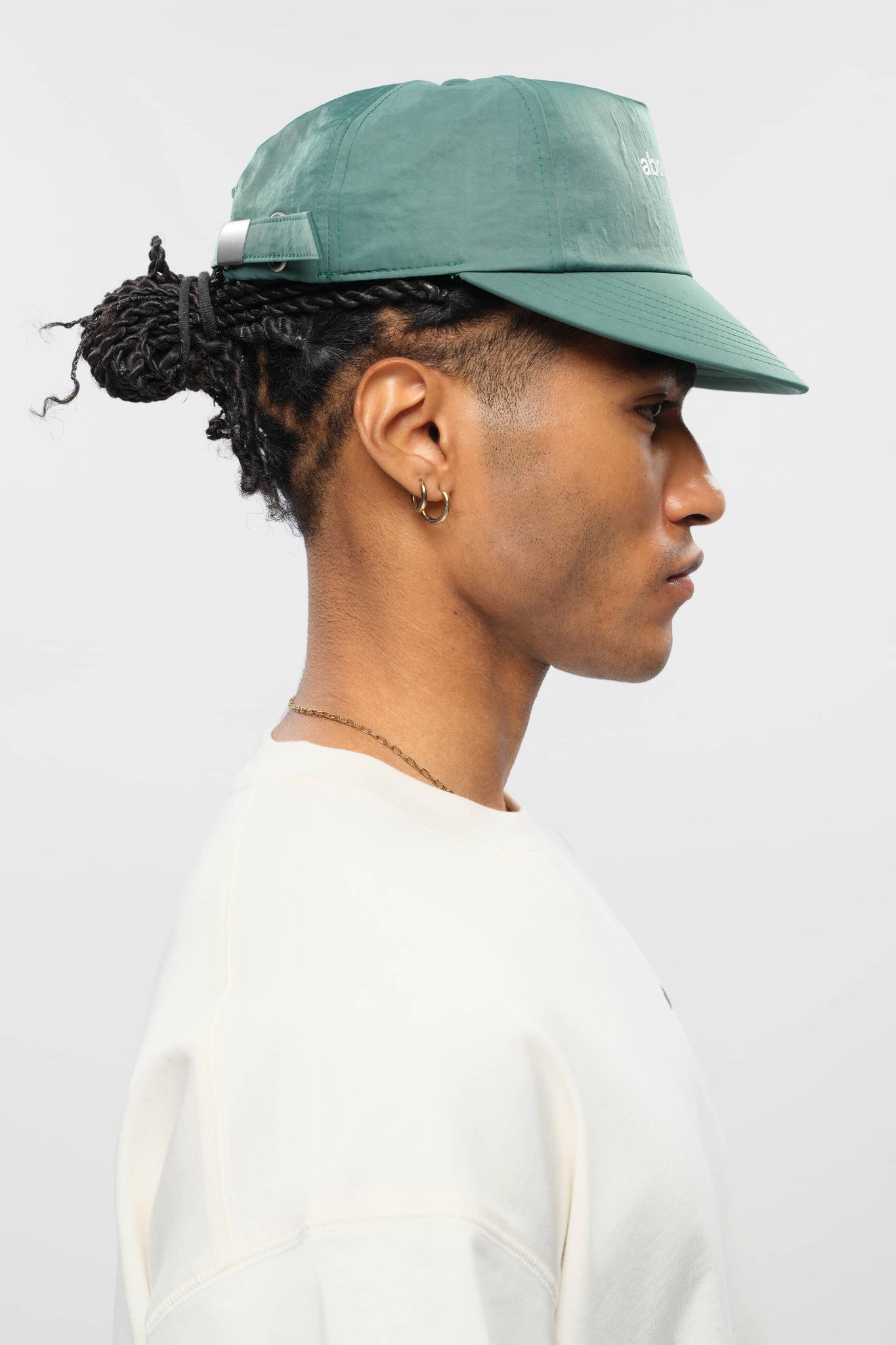 box cap epsom green/ecru