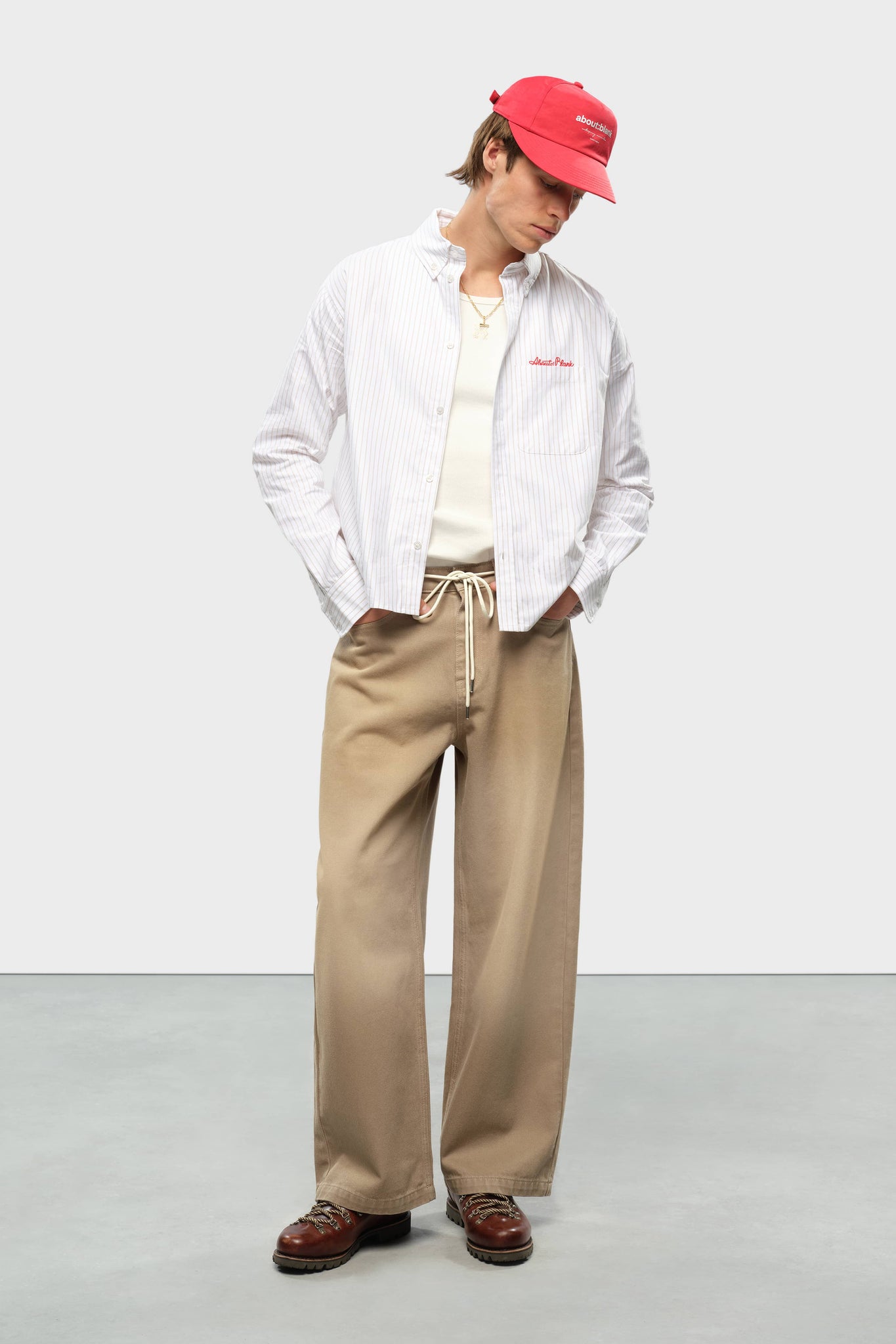 wide leg denim sand wash