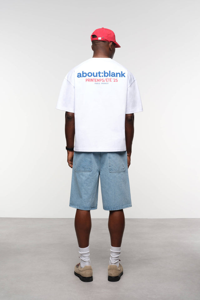 paris box t-shirt white/red/navy
