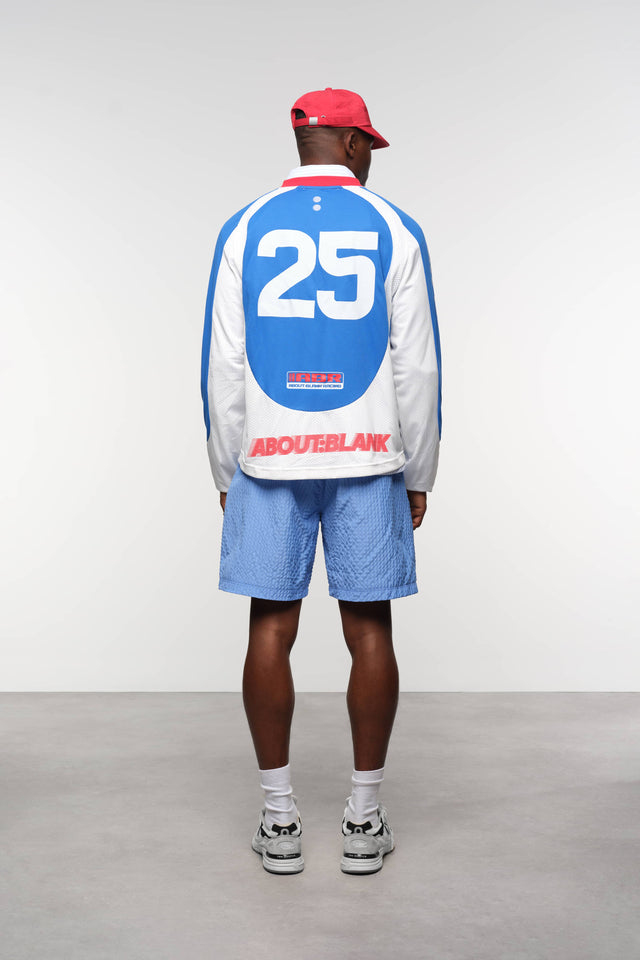 motocross jersey white/red/blue