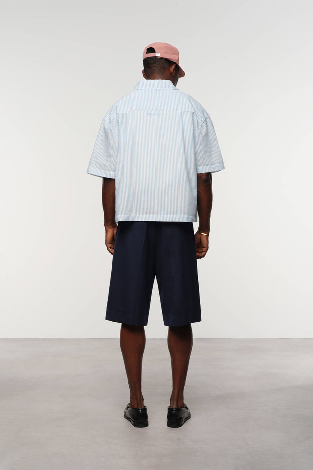 vacation shirt blue/white