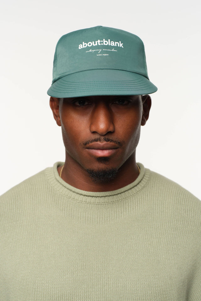 loose knit rolled crewneck sage