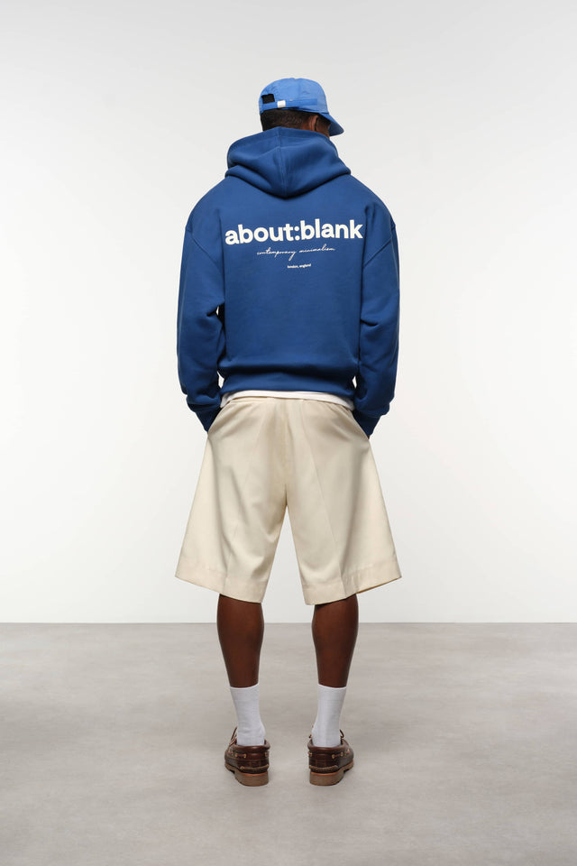 box hoodie estate blue