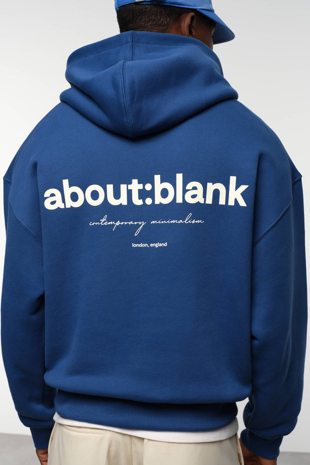 box hoodie estate blue