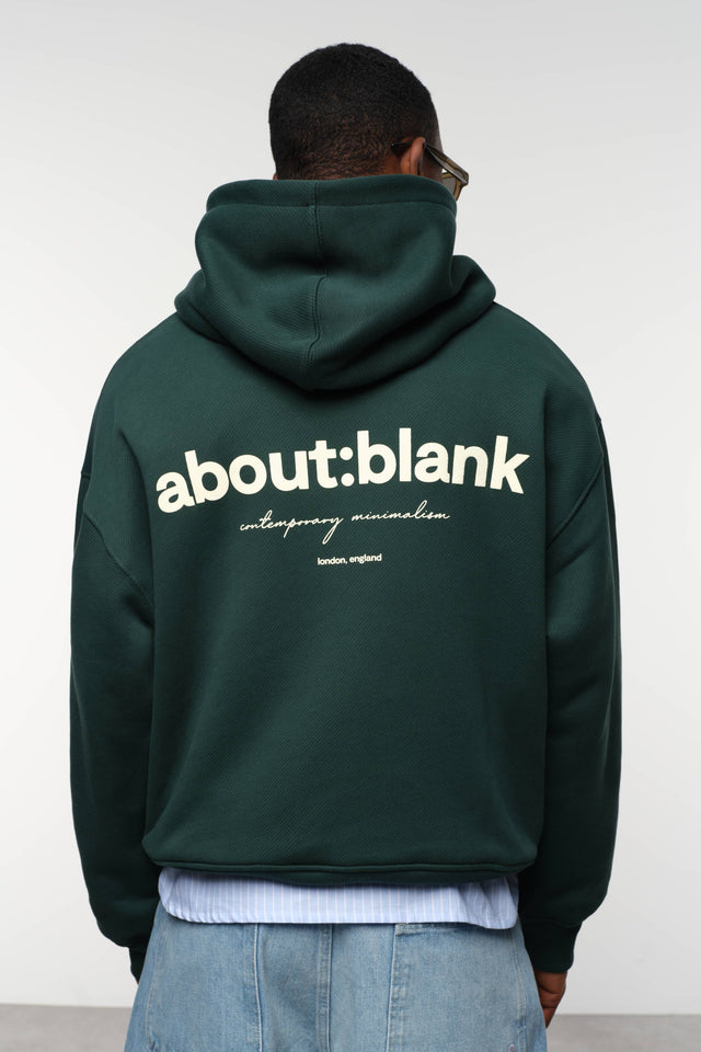 box hoodie epsom green