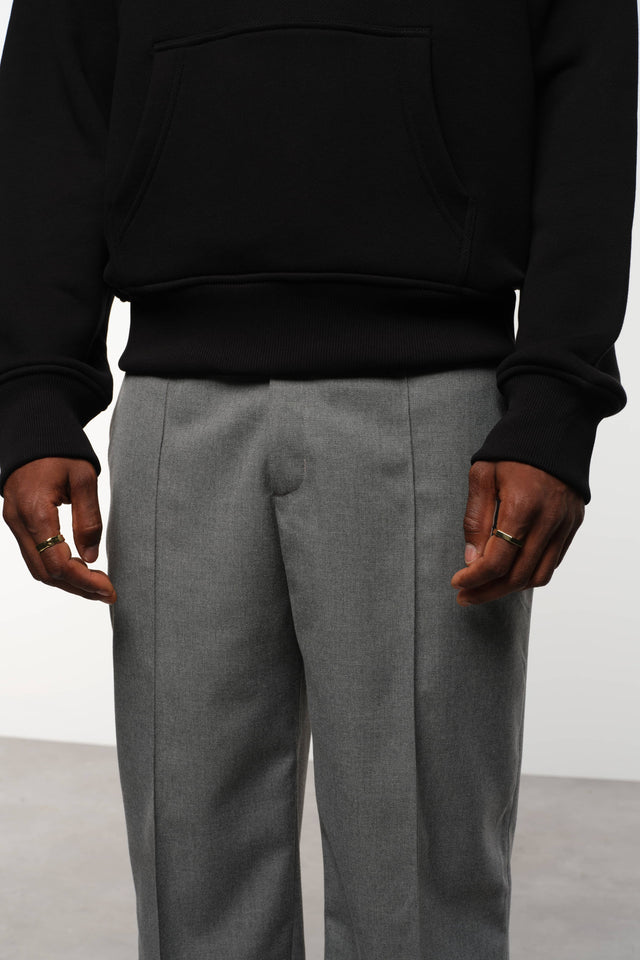 box hoodie black